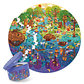 PUZZLE 150PCS REDONDO, UN DIA EN EL BOSQUE  - Miniatura 2