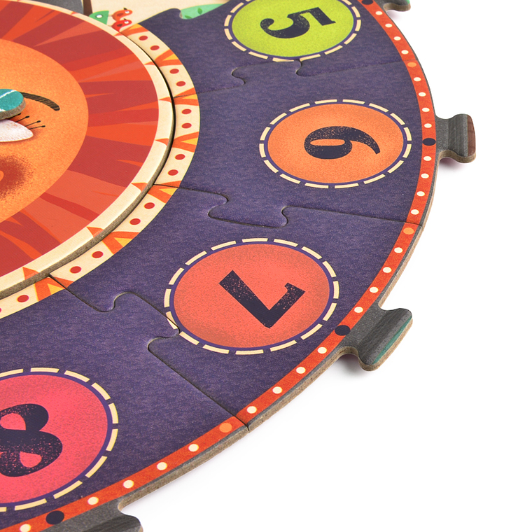 PUZZLE REDONDO MI VIAJE EN EL TIEMPO 25PCS 6