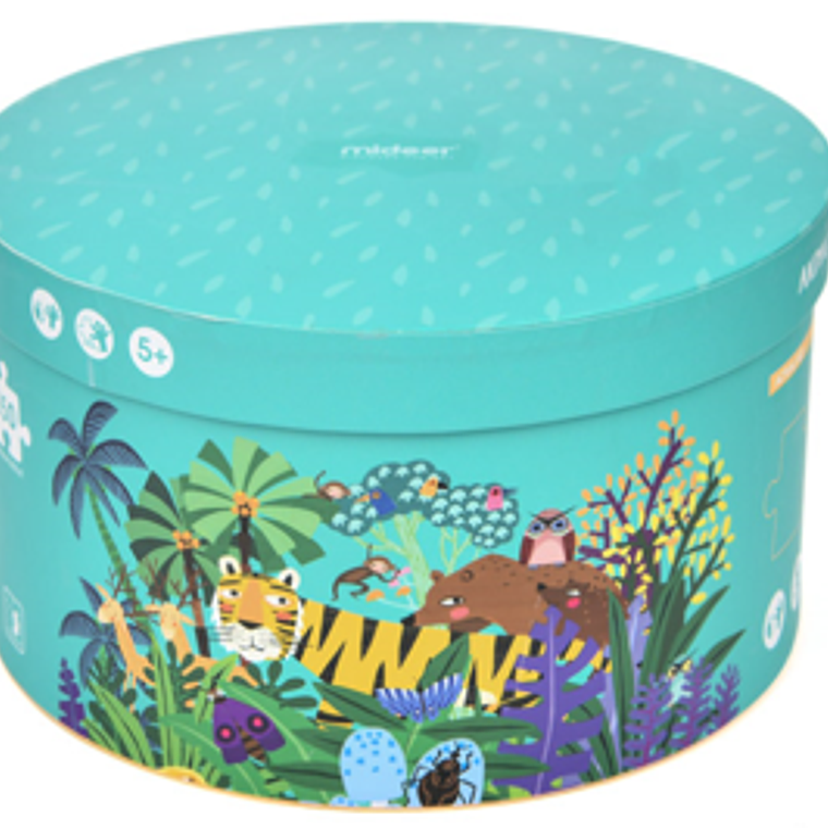 PUZZLE 150PCS REDONDO, ANIMALES ALREDEDOR DEL MUNDO  5