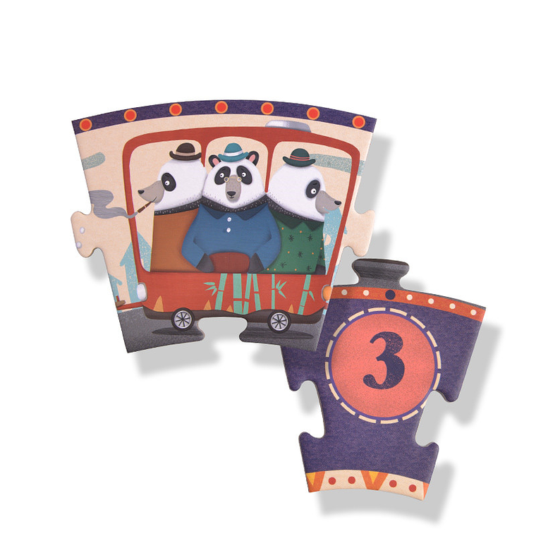 PUZZLE REDONDO MI VIAJE EN EL TIEMPO 25PCS 7