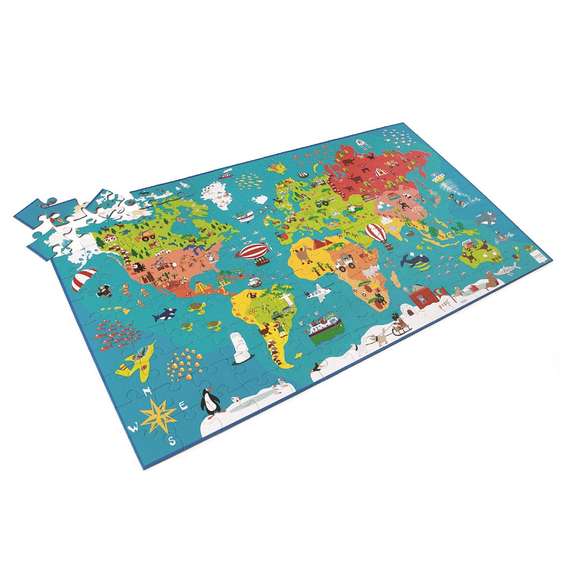 PUZZLE 150PCS, MAPA DEL MUNDO 2