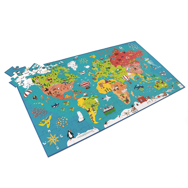 PUZZLE 150PCS, MAPA DEL MUNDO 2