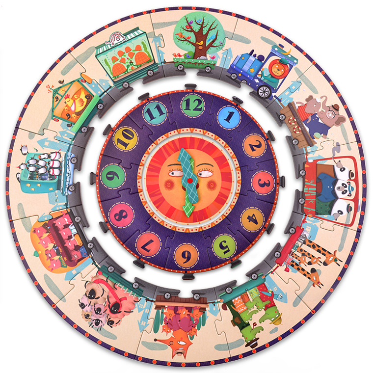 PUZZLE REDONDO MI VIAJE EN EL TIEMPO 25PCS 8