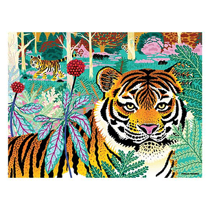 PUZZLE 300PCS, TIGRE SIBERIANO, PELIGRO DE EXTINCIÓN