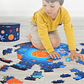 PUZZLE 150PCS REDONDO, VAGANDO EN EL ESPACIO  - Miniatura 4