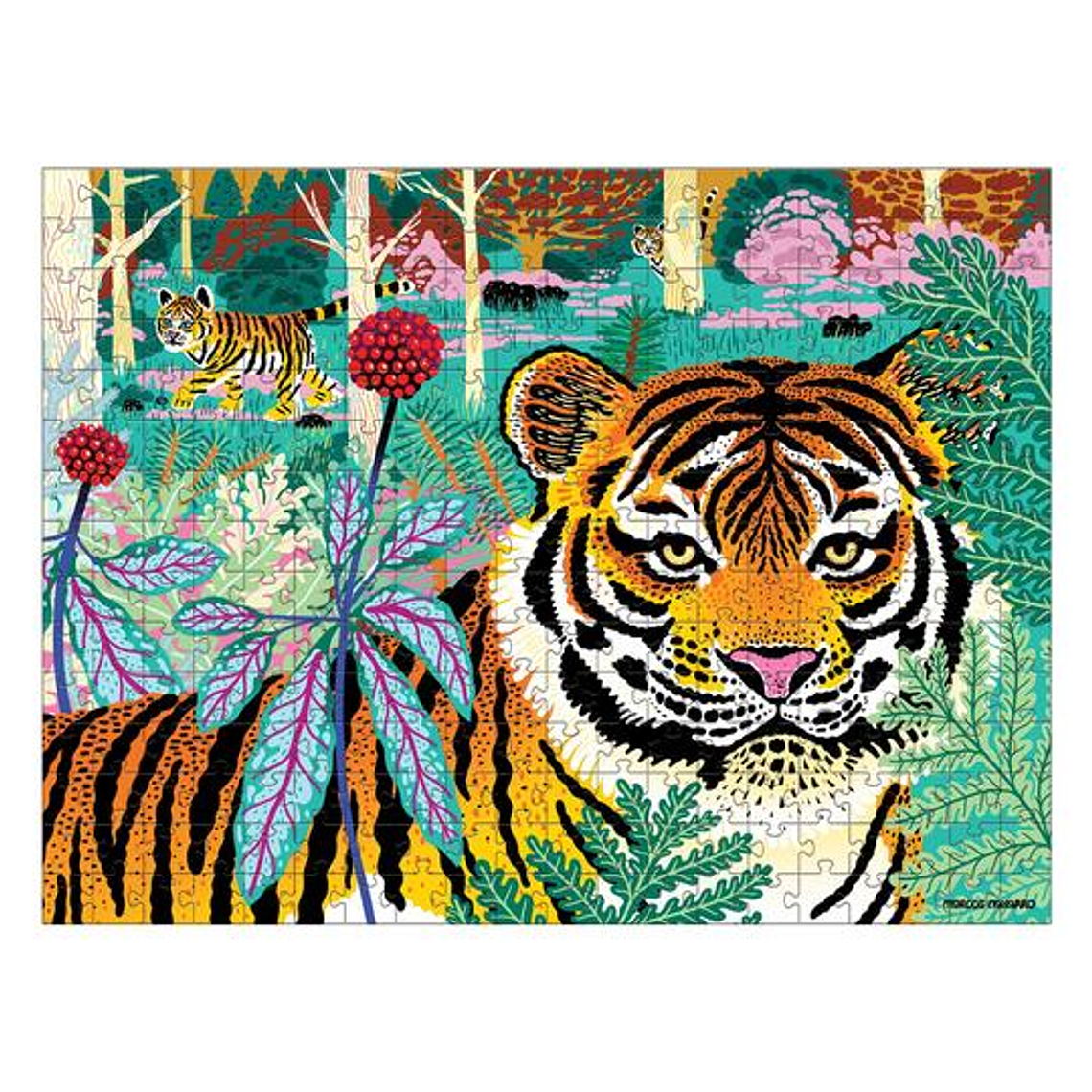PUZZLE 300PCS, TIGRE SIBERIANO, PELIGRO DE EXTINCIÓN 2
