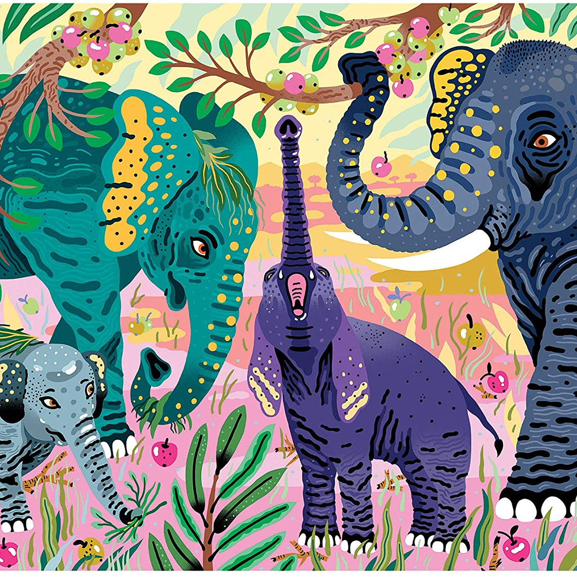 PUZZLE 300PCS, ELEFANTE ASIATICO, PELIGRO DE EXTINCIÓN 1