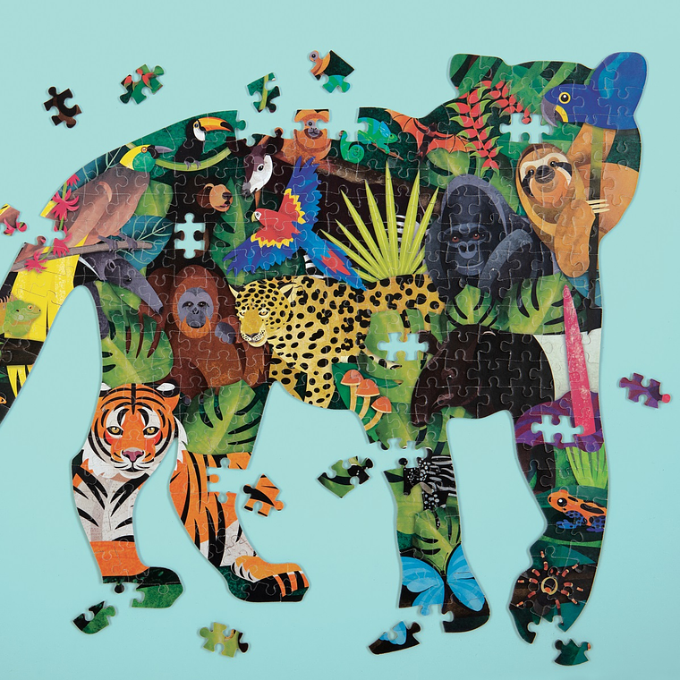 PUZZLE 300PCS CON FORMA, SELVA 2