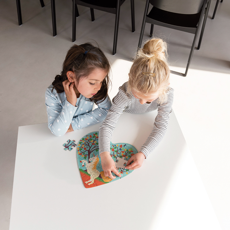 PUZZLE 30PCS CON FORMA, UNICORNIO 4