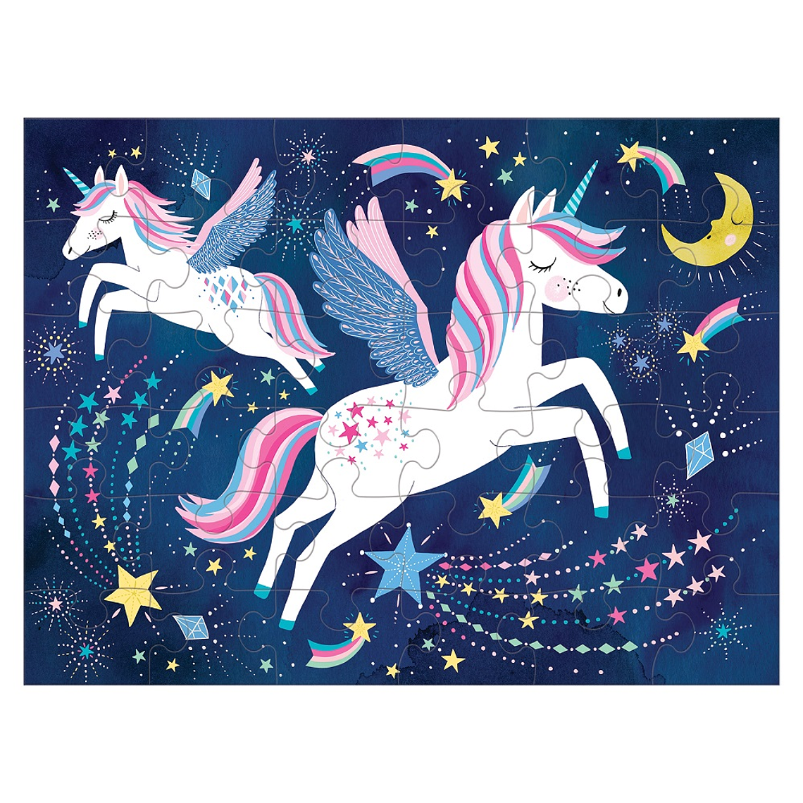 PUZZLE 36PCS EN BOLSO, UNICORNIOS MÁGICOS 1