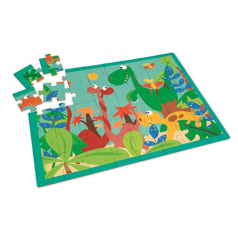 PUZZLE 40PCS, DINOSAURIOS 2