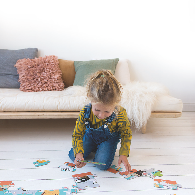 PUZZLE 36PCS DE PISO, SAFARI 7