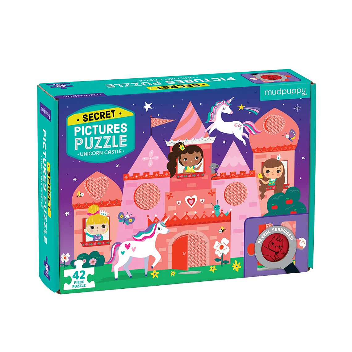 PUZZLE 42PCS CON DIBUJOS SECRETOS, CASTILLO UNICORNIO 4