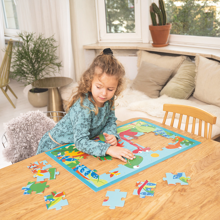 PUZZLE 40PCS, DINOSAURIOS 5