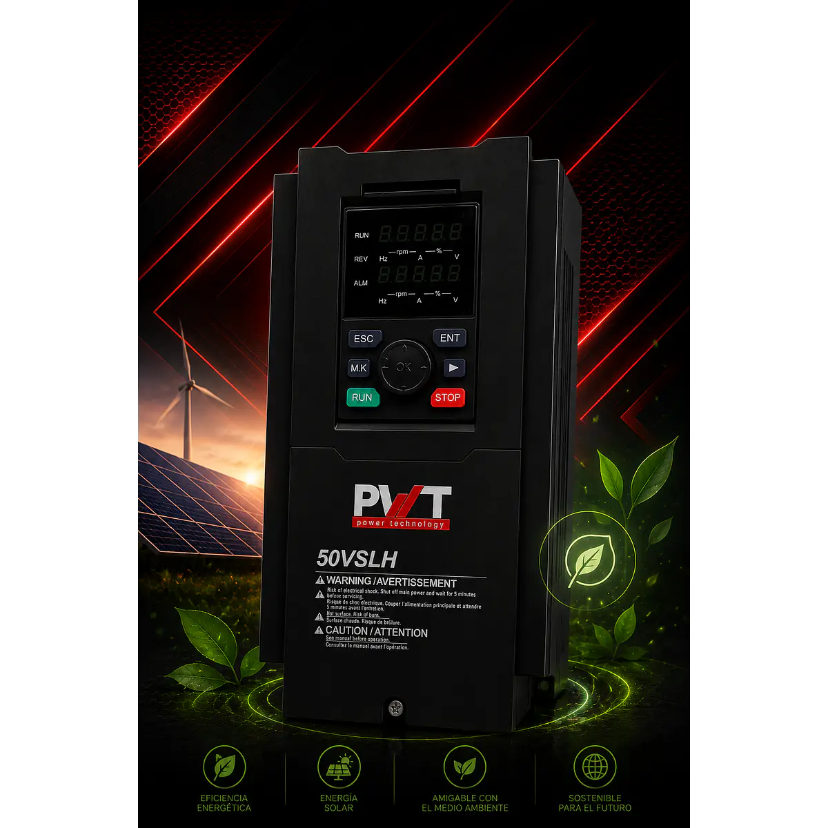 PWT-50VSLH \ 50EZSLH VARIADOR PARA APLICACIONES DE BOMBEO SO