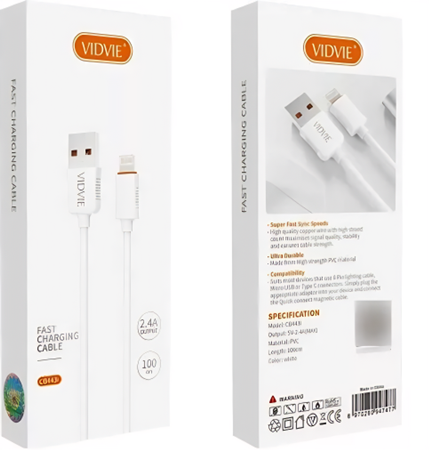 Cable USB a Lightning – Vidvie 2