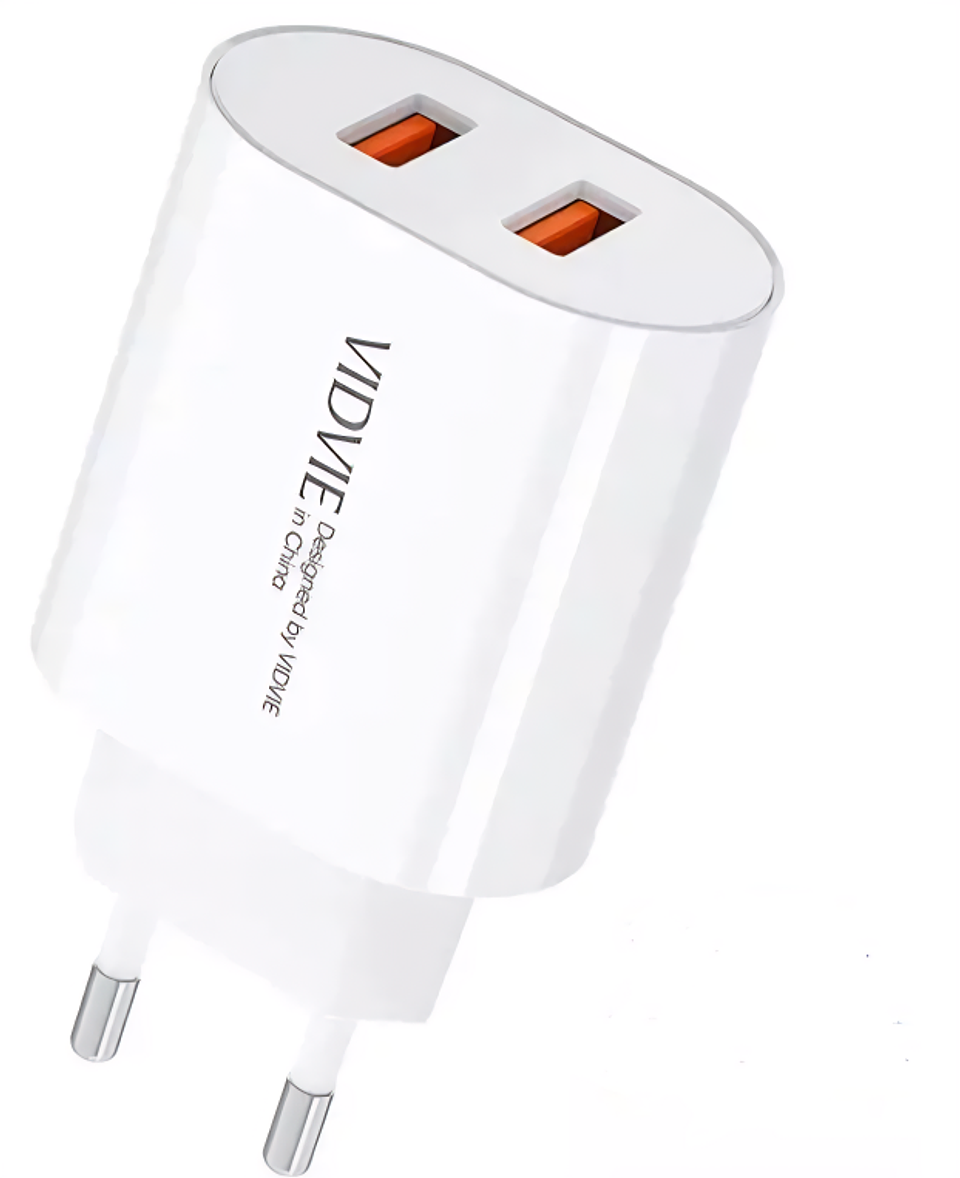 Cargador doble USB – Vidvie 1