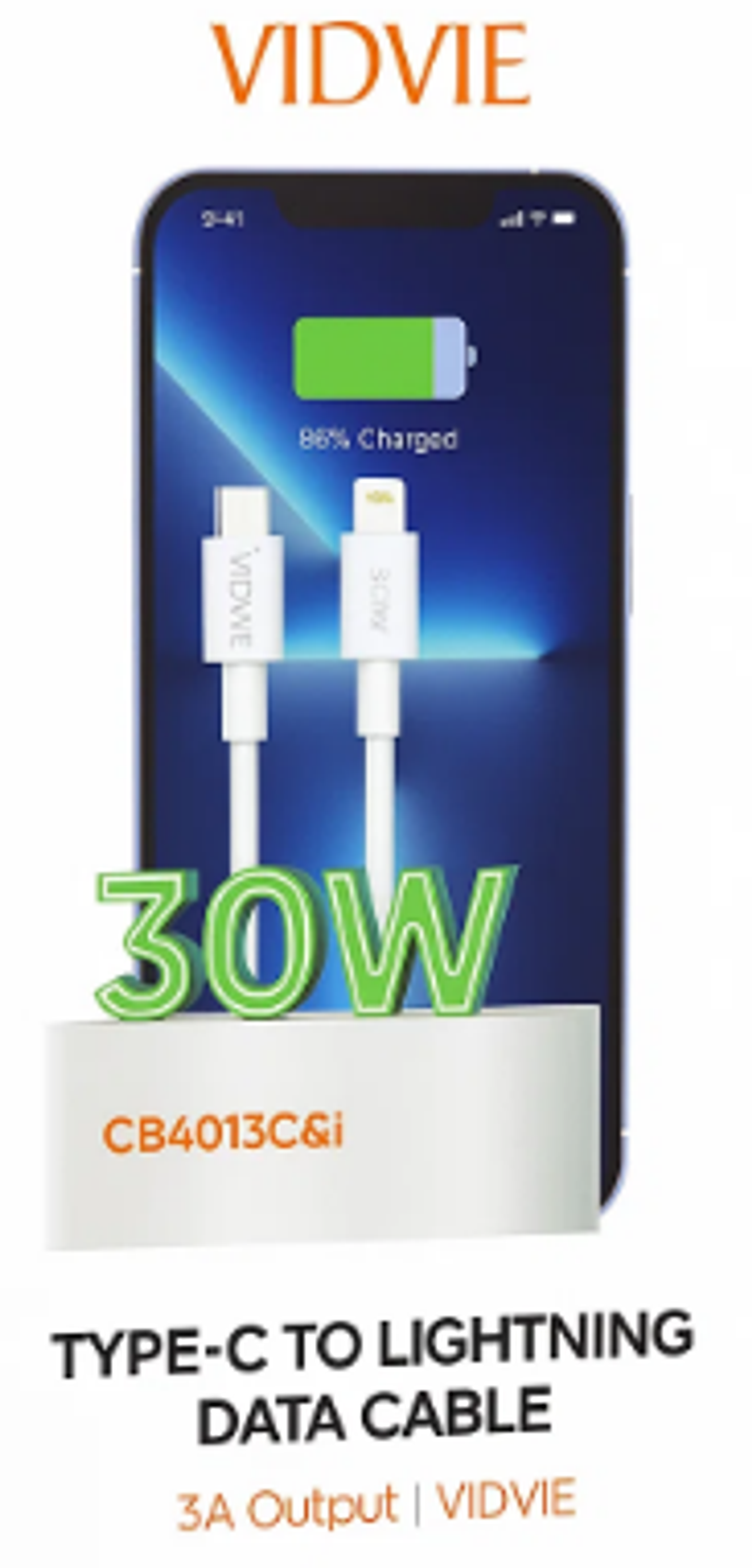 Cable USB-C a Lightning – 30W 2
