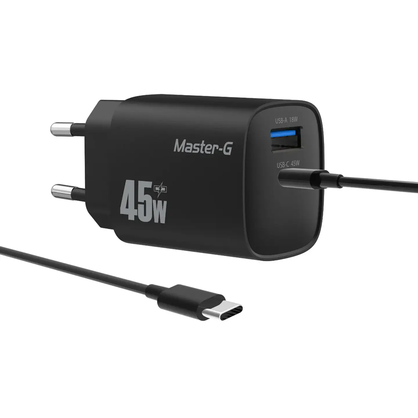 Cargador de Pared 45W Power Delivery – Dual USB-C + USB 6