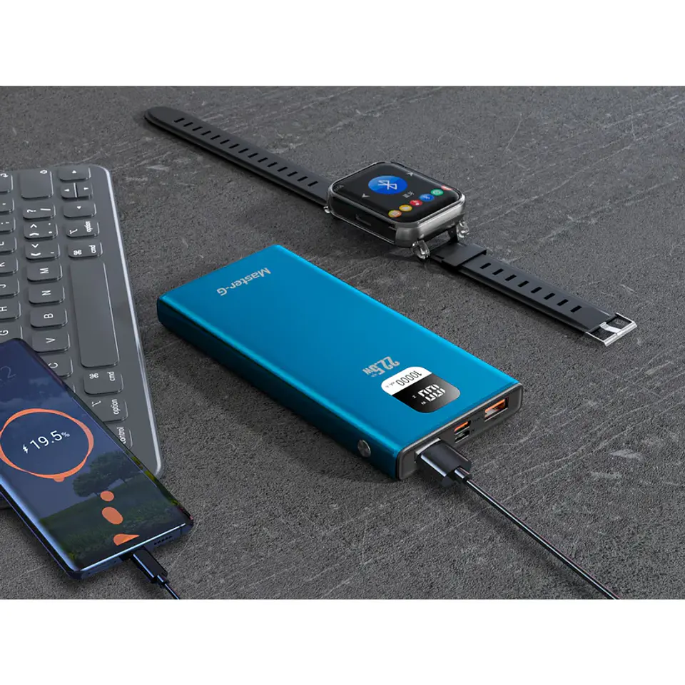 Cargador Portátil 10.000 mAh 22.5W Power Delivery – Display LCD + 3 Puertos 7