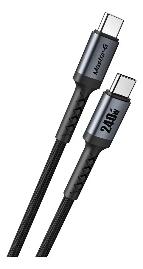 Cable USB-C a USB-C 240W Antienredos 2m – Master-G
