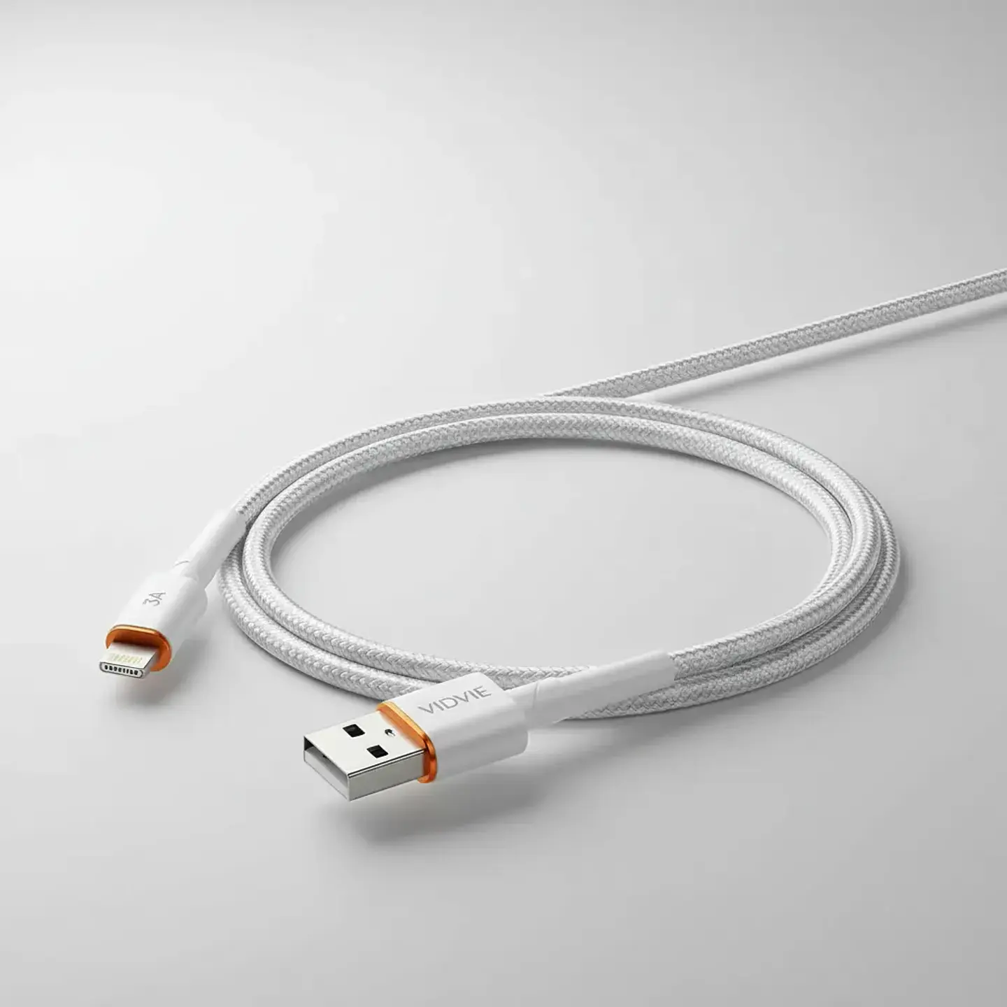 Cable Lightning a USB-A 3A Nylon Trenzado 120cm – iPhone 2