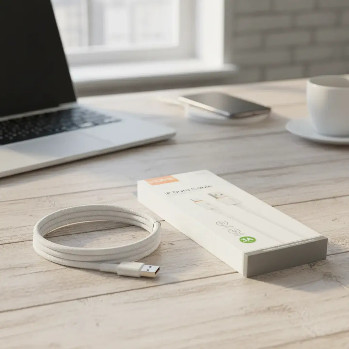 Cable Lightning a USB-A 3A Nylon Trenzado 120cm – iPhone 7