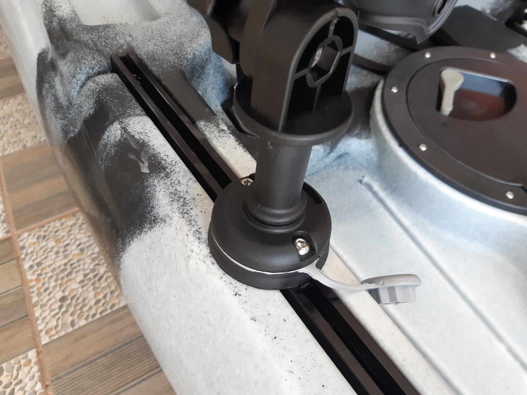 Portacaña de riel 2