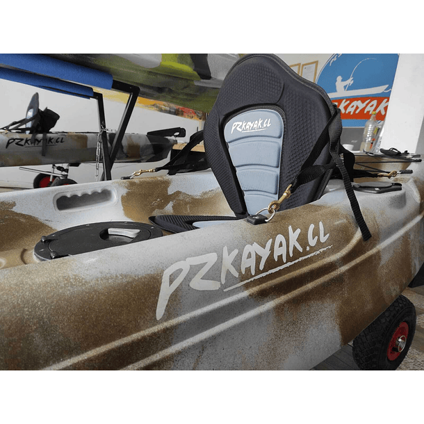 Kayak Modelo Tongoy + Asiento deluxe y Porta-caña central 2