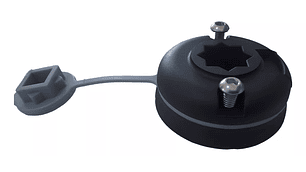 Soporte de riel tipo estrella