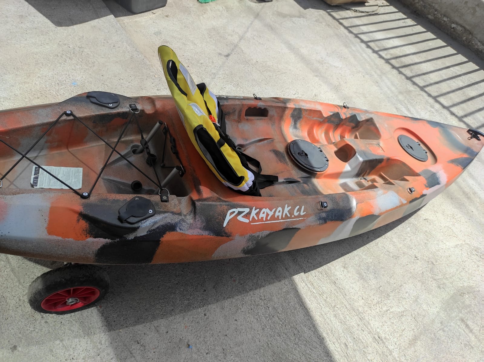 Kayak Rapel (Single)  + Salvavidas Clasico 3