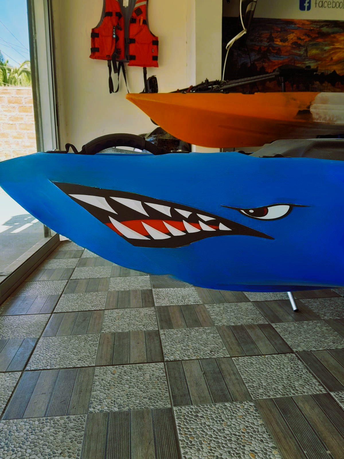 Sticker para Kayak Tiburon  2