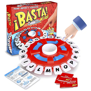 Basta It Juego De Mesa Español Piensa Rápido Y Contesta Juego Basta Piensa Rápido Juego De Mesa En Español Juego Stop De Letras Juego De Palabras