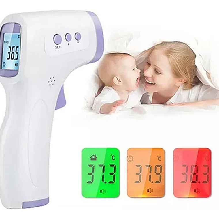 Aiqura Ad801 Termómetro Infrarrojo Digital Temperatura Medico Corporal Color Blanco 3