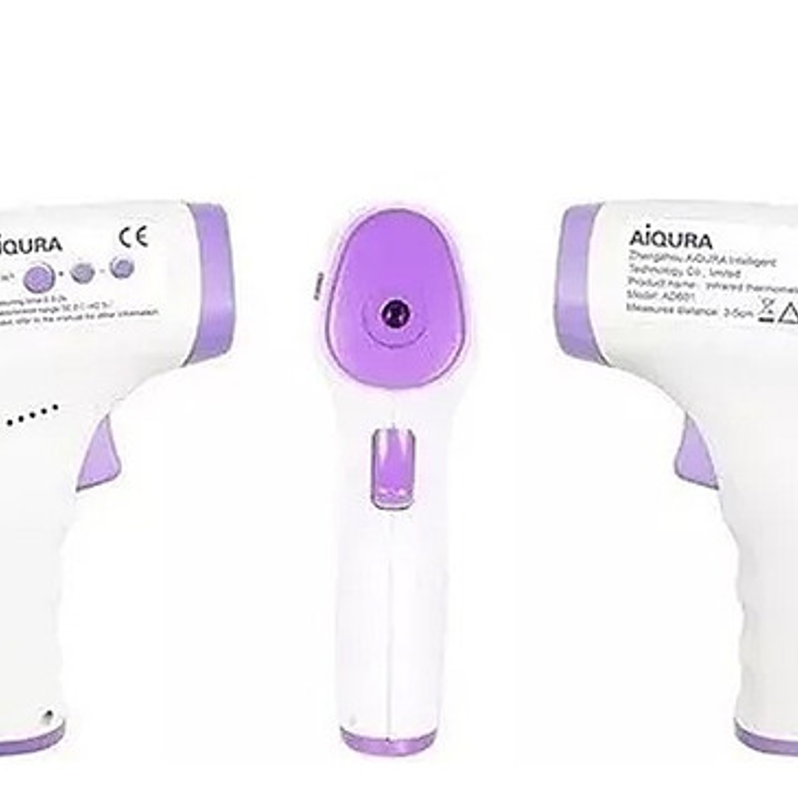 Aiqura Ad801 Termómetro Infrarrojo Digital Temperatura Medico Corporal Color Blanco 7