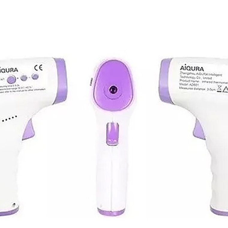 Aiqura Ad801 Termómetro Infrarrojo Digital Temperatura Medico Corporal Color Blanco 7