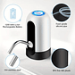Dispensador De Agua Automatico Recargable Usb Color Blanco - Miniatura 10