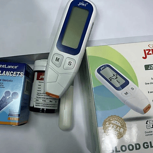 Medidor De Glucosa Jziki Precisión Y Facilidad Al Instante Blanco