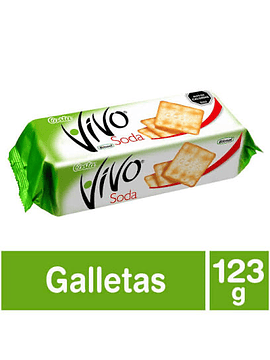  Galletas de soda Vivo 123 g