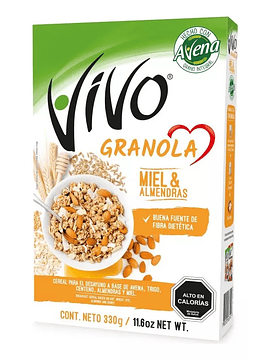 Granola vivo Miel y almendras 