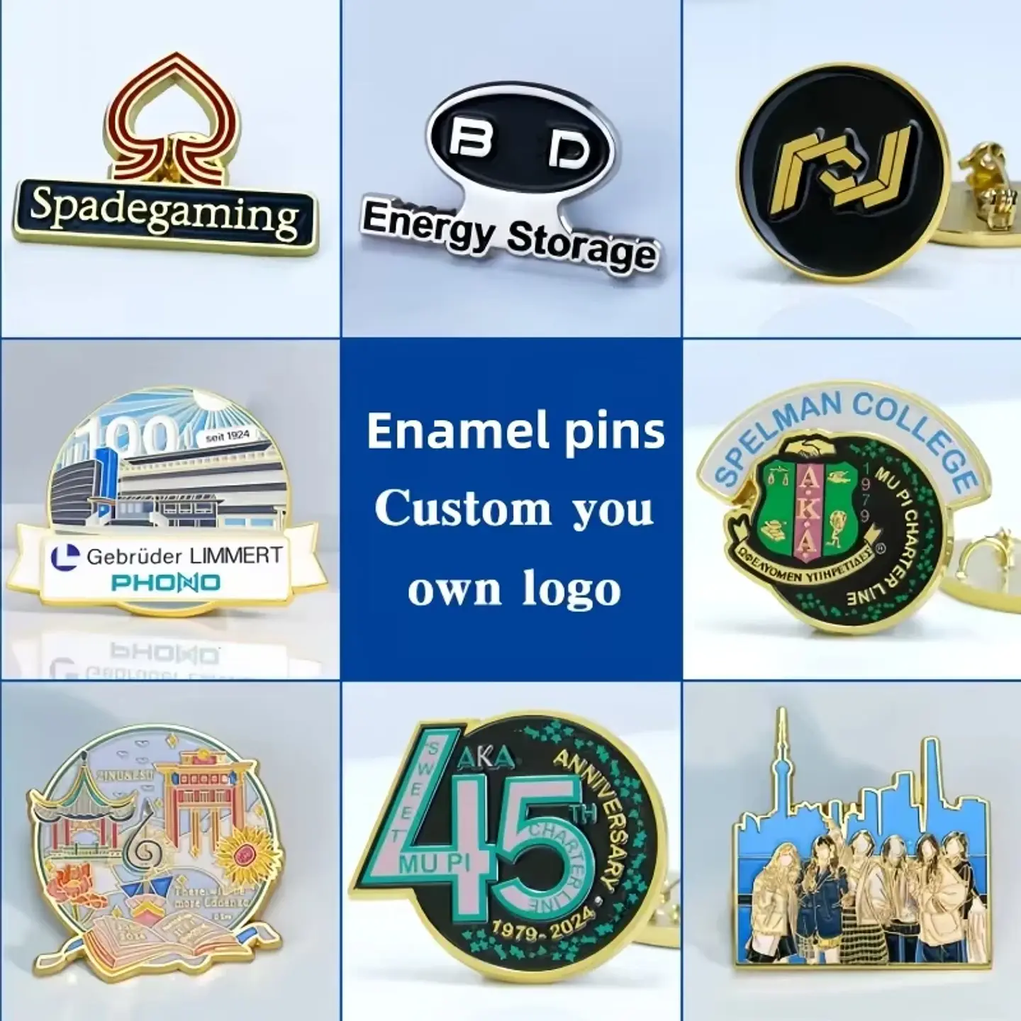 Custom Enamel Pin Diy Brooch Pin Make Anime Metal Coin On Backpack Personalized Women's Brooch On Clothes Decor Accessories 2