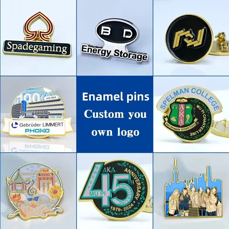 Custom Enamel Pin Diy Brooch Pin Make Anime Metal Coin On Backpack Personalized Women's Brooch On Clothes Decor Accessories 2
