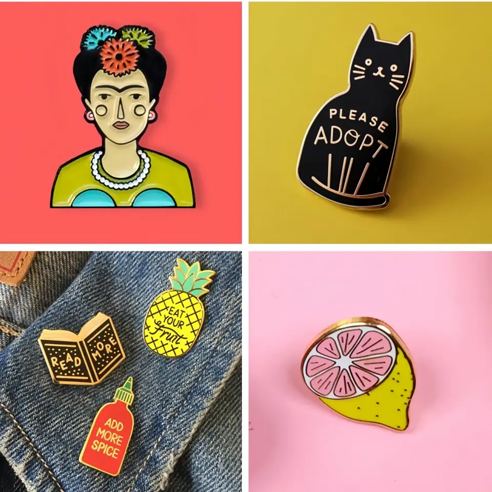 Custom Enamel Pin Diy Brooch Pin Make Anime Metal Coin On Backpack Personalized Women's Brooch On Clothes Decor Accessories 5
