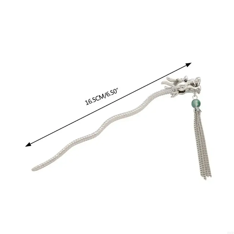 Versatile Cheongsam Hanfu Hair Trend Dragon Hairpin for Hair Styling 6