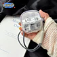 for JBL Tune Beam 2 Case Protective Transparent Clear TPU Covers JBL Tune Buds 2 Bluetooth Earphone with Nylon lanyard - Thumbnail 5
