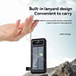 Solar Power Bank 500000mAh Fast Charging Powerbank High Capacity Portable Mobile Power Flashlight Built in 4 Cables Battery - Thumbnail 6