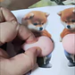 Cute Puppy Big Belly Pinch Sticker Cartoon 3D Shiba Inu Anti-collision Sticker DIY Mobile Phone Case Sticker Children's Toy - Thumbnail 4
