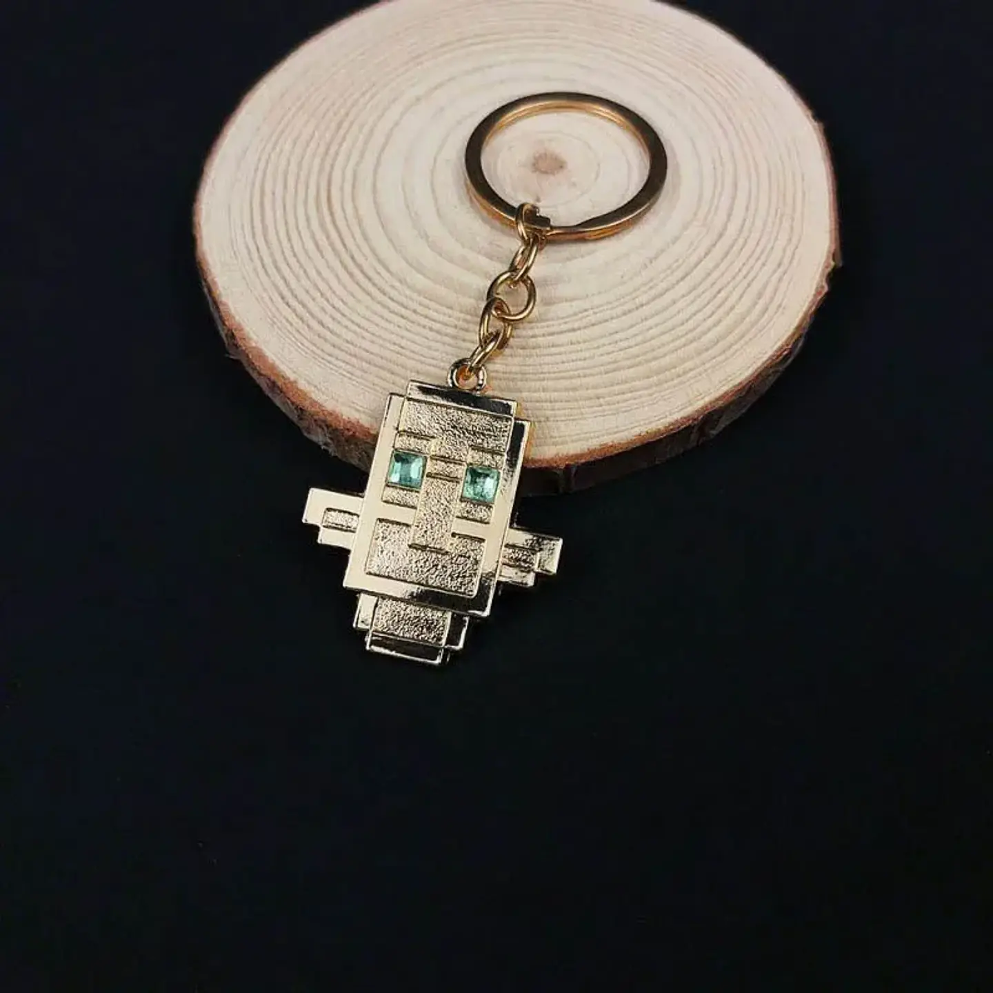 Game Totem of Undying Cosplay Keychain Alloy Cyberpunk Pendant Keyring Key Chain Bag Ornament Accessory Decoration Props 5