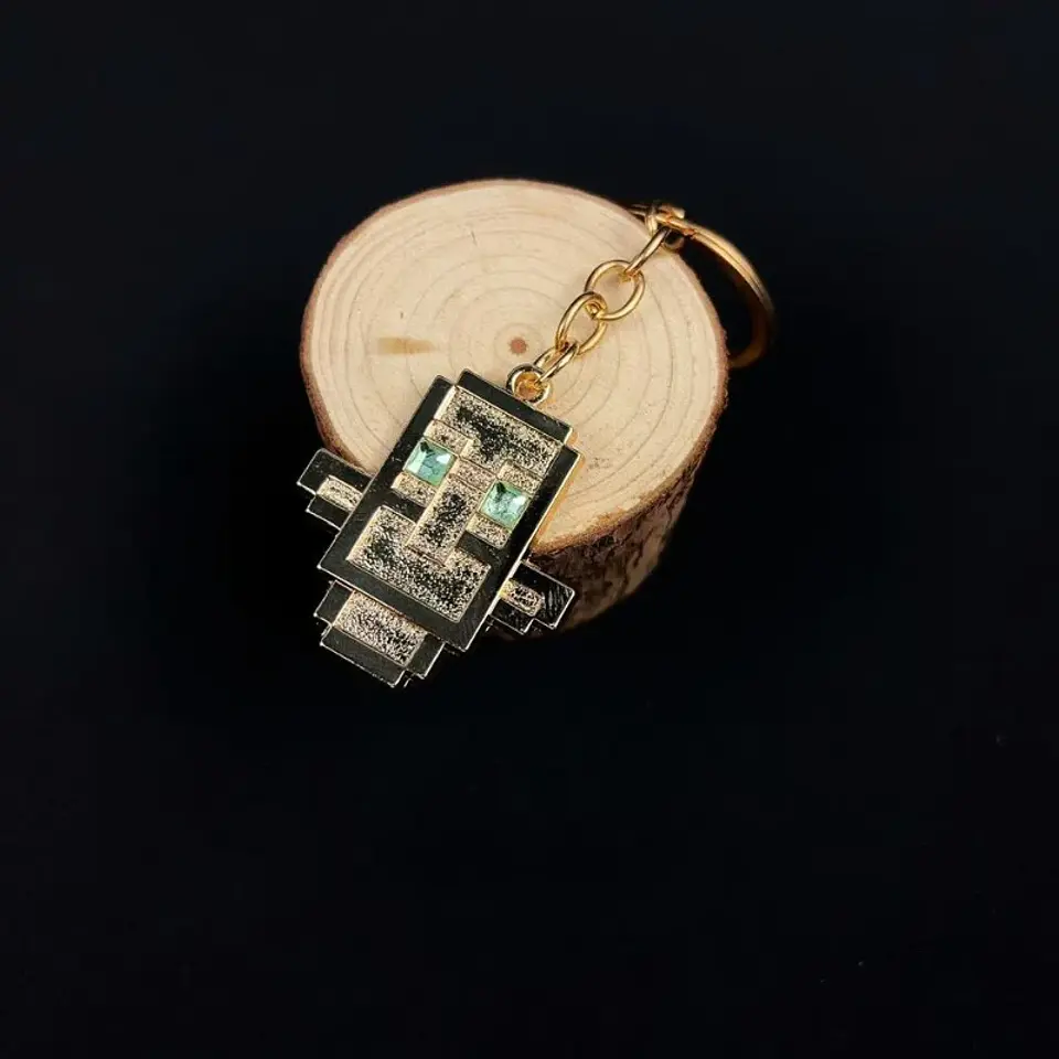 Game Totem of Undying Cosplay Keychain Alloy Cyberpunk Pendant Keyring Key Chain Bag Ornament Accessory Decoration Props 6