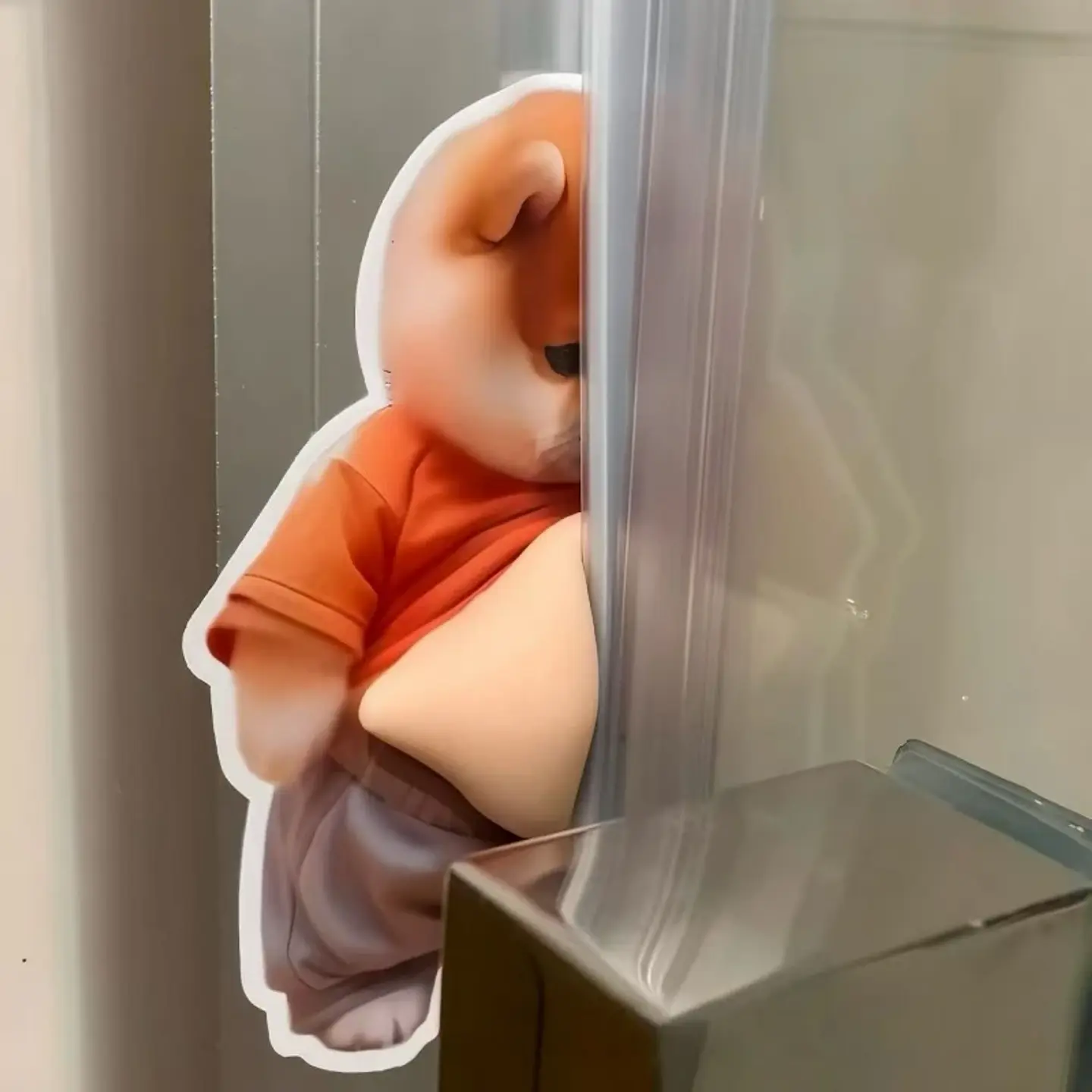 Cute Puppy Big Belly Pinch Sticker Cartoon 3D Shiba Inu Anti-collision Sticker DIY Mobile Phone Case Sticker Children's Toy 5